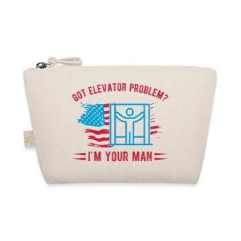 Elevator Technician I´m Your Man Engineer USA Gift - Bio-Täschchen - Natur - Vorne