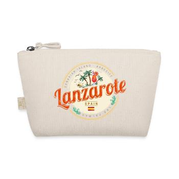 Lanzarote Canary Islands Spain Vintage Souvenir - Bio-Täschchen - Natur - Vorne