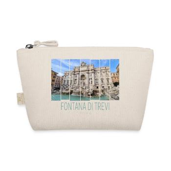 Fontaine de Trevi Souvenir vintage Rétro Rome Italie - Trousse biologique - nature - Devant