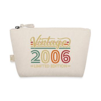 Vintage 2006 Vintage Birthday Gifts Retro - Organic Pouch - nature - Front