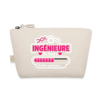 Future Ingénieure Chargement Cadeau Drôle Études - Organic Pouch - nature - Front