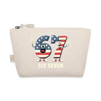 US Flag 67 Memes Six Seven - Trousse biologique - nature - Devant