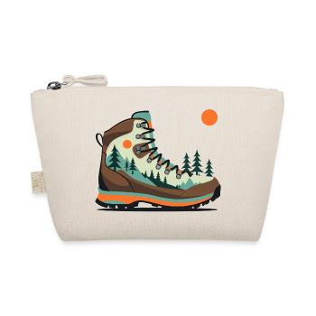 Wanderstiefel Landschaftsmotiv - Bio-Täschchen - Natur - Vorne