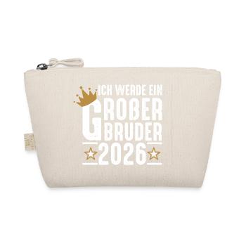 Je vais être Big Brother Grossesse 2026 - Trousse biologique - nature - Devant