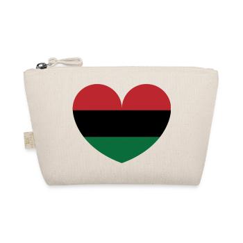 Africa heart - Organic Pouch - nature - Front