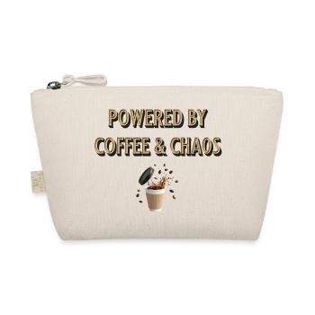 powered by coffee and chaos - Organic Pouch - nature - Front