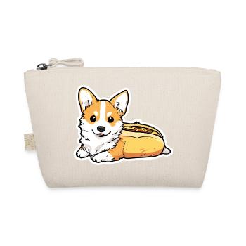 Collant en forme de pain pour hot-dogs Corgi mignon - Trousse biologique - nature - Devant