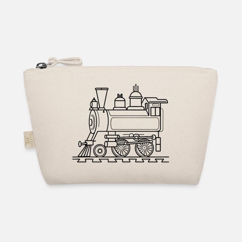 Railroad Comic Style Organic Pouch
