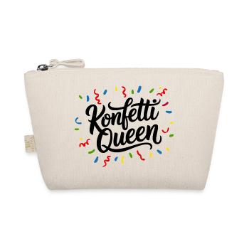 Konfetti Queen Party - Bio-Täschchen - Natur - Vorne