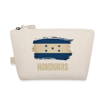 Drapeau du grunge hondurais, j’adore le Honduras - Trousse biologique - nature - Devant