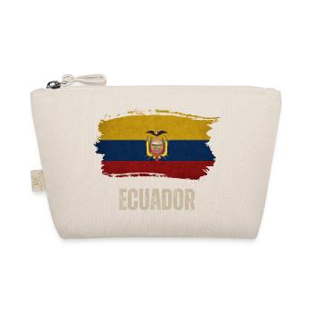 Ecuador grunge flag, I love Ecuador - Organic Pouch - nature - Front