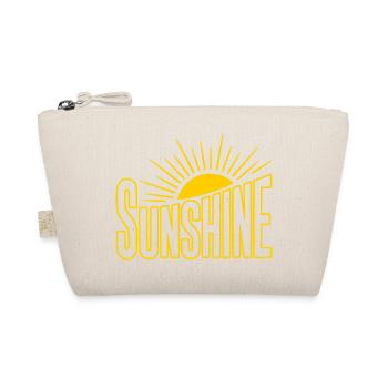 Sonnenstrahl Sunshine Logo - Bio-Täschchen - Natur - Vorne