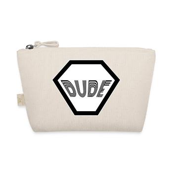 Dude Retro Mann Junggeselle Männer Typ Kerl - Bio-Täschchen - Natur - Vorne