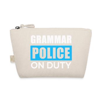 Grammar police in action - Organic Pouch - nature - Front