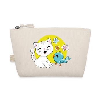 Le chaton blanc et l’oiseau bleu - Trousse biologique - nature - Devant