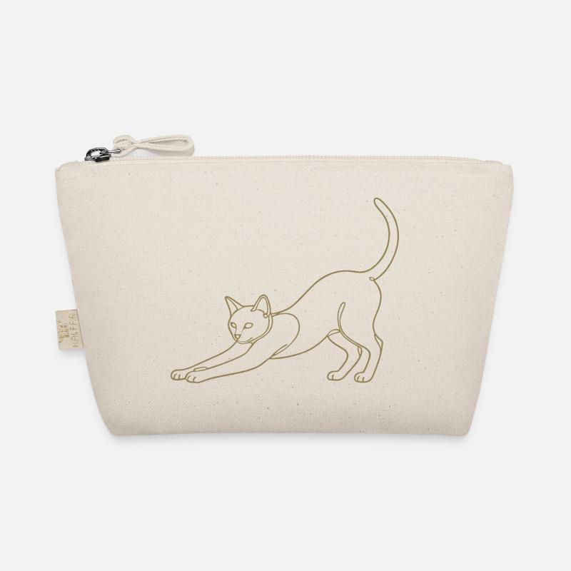 Silhouette minimaliste Chat Cat Hump Stre Trousse biologique