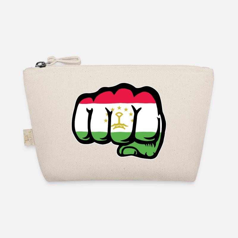 Tadschikisten_Flagge_Faust_used Organic Pouch