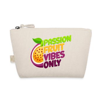 Passion Fruit Vibes Only - Bio-Täschchen - Natur - Vorne