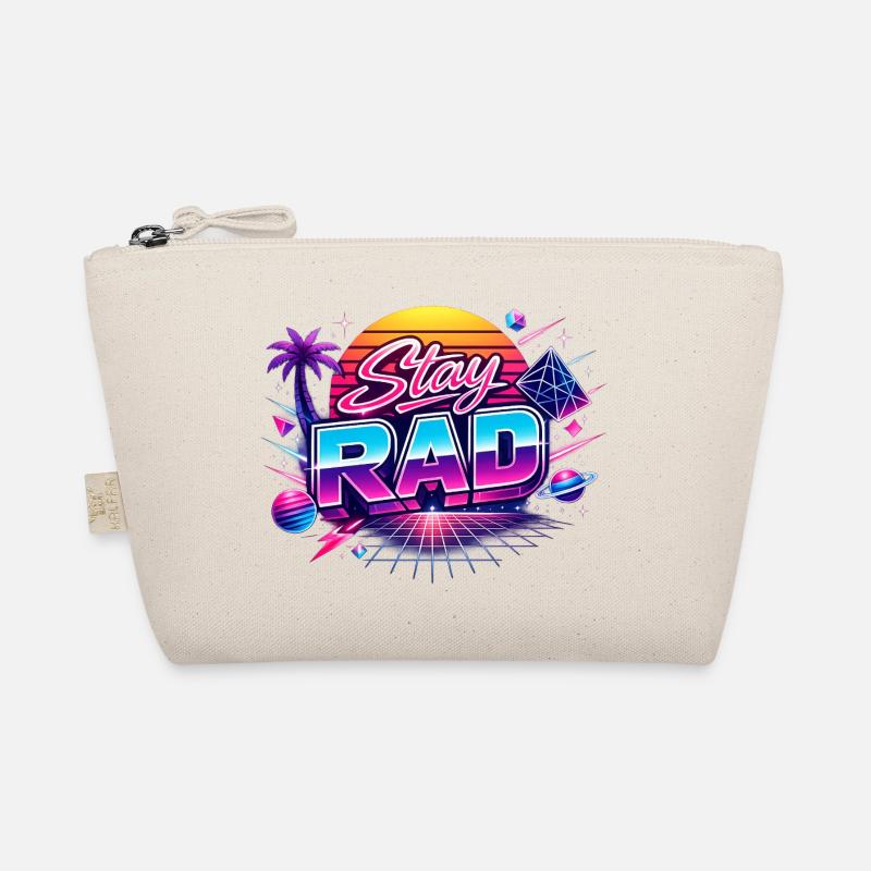 Stay RAD Neon Retro Bio-Täschchen