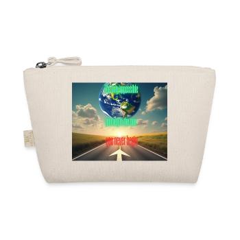 Only the journey you don't start is impossible - Organic Pouch - nature - Front