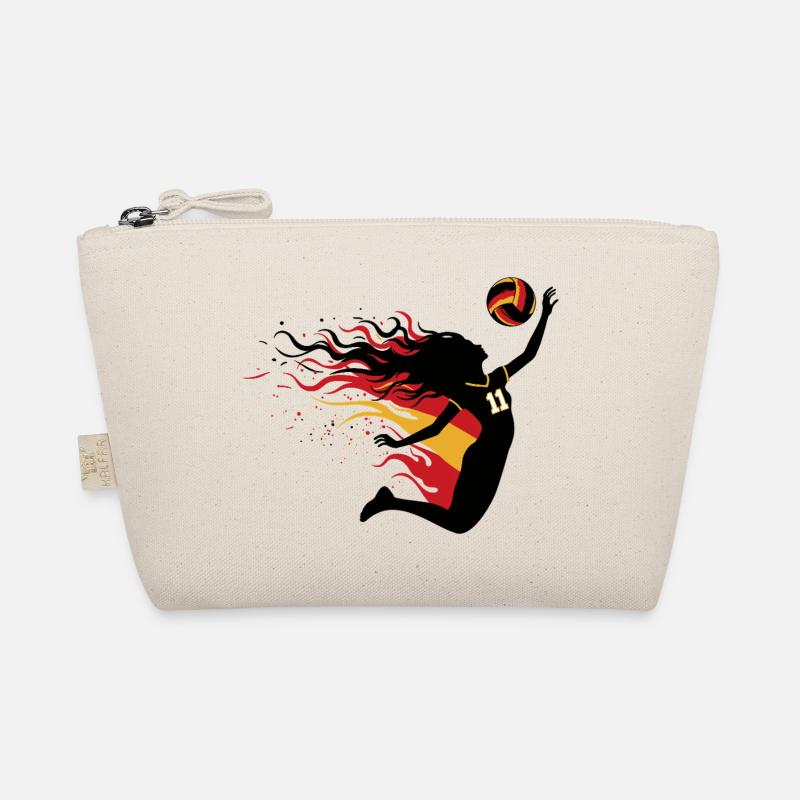 Hair on Fire__DE03vt - Bio-Täschchen - Natur