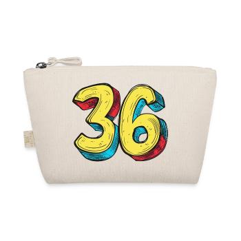 36 Number Colorful - Organic Pouch - nature - Front