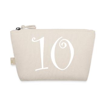 10. 10 YEARS. 10th ANNIVERSARY. 10 YEAR ANNIVERSARY. - Organic Pouch - nature - Front