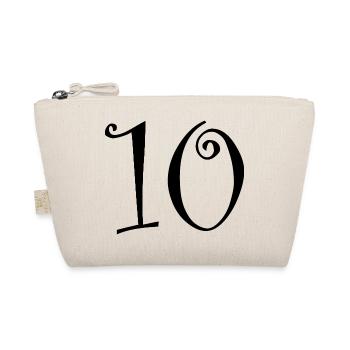 10. 10 YEARS. 10th ANNIVERSARY. 10 YEAR ANNIVERSARY. - Organic Pouch - nature - Front