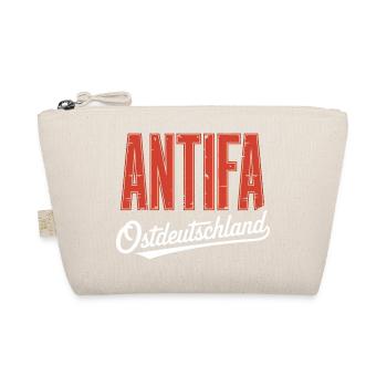 Antifa East Germany - Antifascist Merch - Organic Pouch - nature - Front