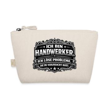Ich bin Handwerker – Problemlöser - Bio-Täschchen - Natur - Vorne