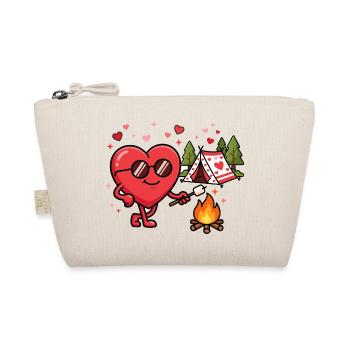 Fun Camping Valentine's Day Parties - Organic Pouch - nature - Front