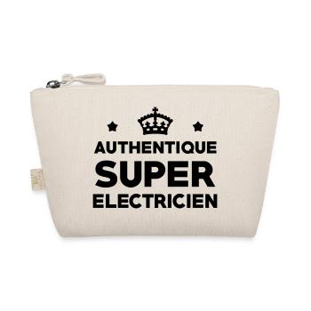 Authentique Super Électricien : Design Pro Métier - Trousse biologique - nature - Devant