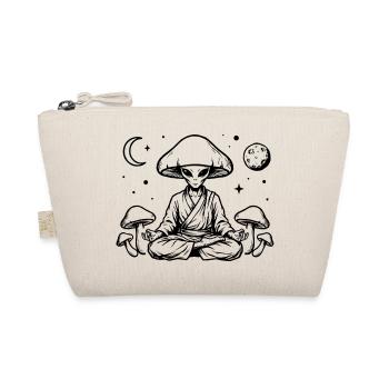 Zen mushroom master in space - Organic Pouch - nature - Front
