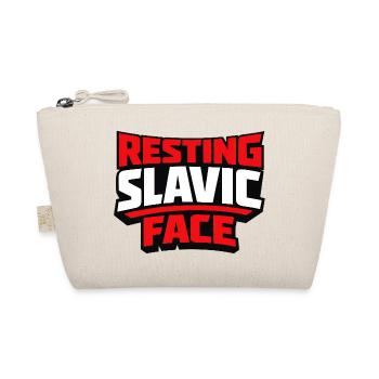 Resting Slavic Face Eastern Europe Saying - Organic Pouch - nature - Front