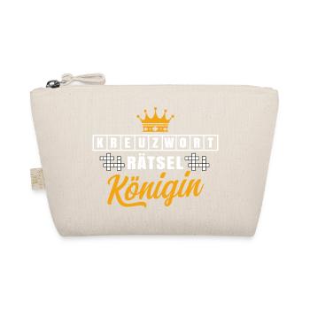 Kreuzworträtsel Königin Design / Rätsel Denksport - Bio-Täschchen - Natur - Vorne
