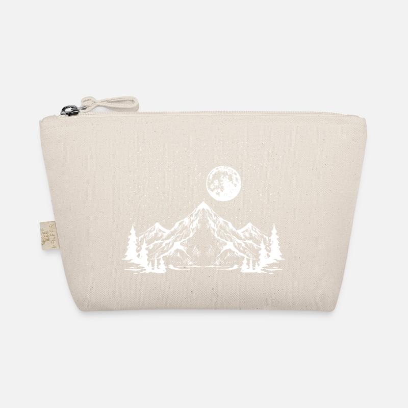 Silhouette de la Montagne au Clair de Lune Trousse biologique