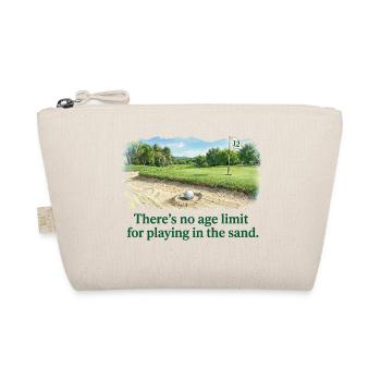 No age to play in the golf sand - Organic Pouch - nature - Front