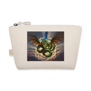 Dragon Storm over Clouds - Organic Pouch - nature - Front