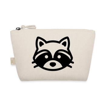 raccoon - Organic Pouch - nature - Front