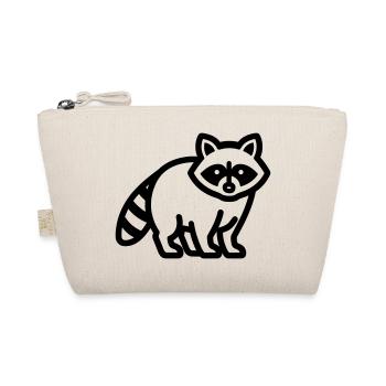 raccoon - Organic Pouch - nature - Front