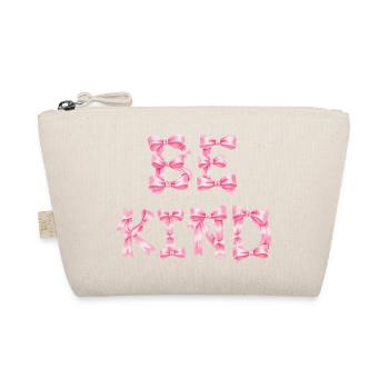 Be Kind T-Shirt Nœud Rose Coquette Aesthetic - Trousse biologique - nature - Devant