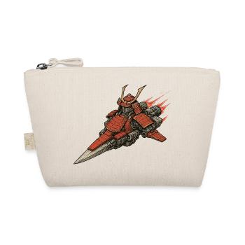 Samurai Spaceship - Organic Pouch - nature - Front