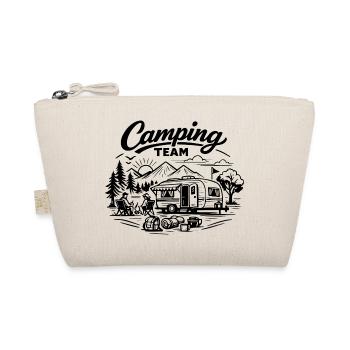 Camping Team Wagon - Organic Pouch - nature - Front
