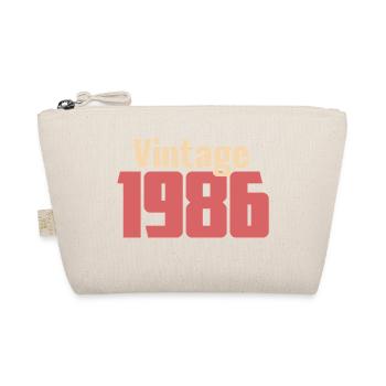 Art Deco 40 Years Forties Gift Retro 1986 - Organic Pouch - nature - Front