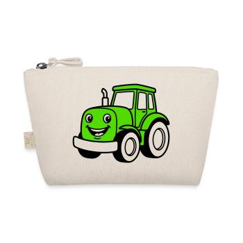 Tractor children - Organic Pouch - nature - Front