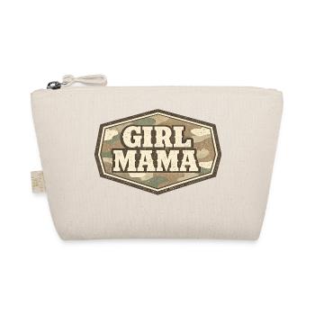 Girl Mama Camouflage | Cadeau Maman de Fille - Trousse biologique - nature - Devant