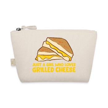 Gegrilltes Käsemädchen-Zitat-Tee - Bio-Täschchen - Natur - Vorne