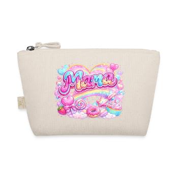 Mama Candy und Regenbogen | Mama-Geschenk - Bio-Täschchen - Natur - Vorne
