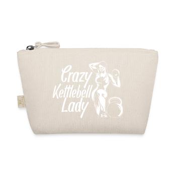 Gym Junkies Crazy Kettlebell Lady Calisthenics - Organic Pouch - nature - Front