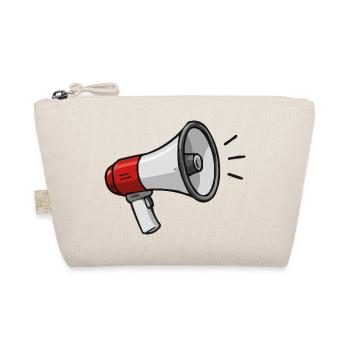 Cartoon Megaphon Icon Lautstarke Design - Bio-Täschchen - Natur - Vorne